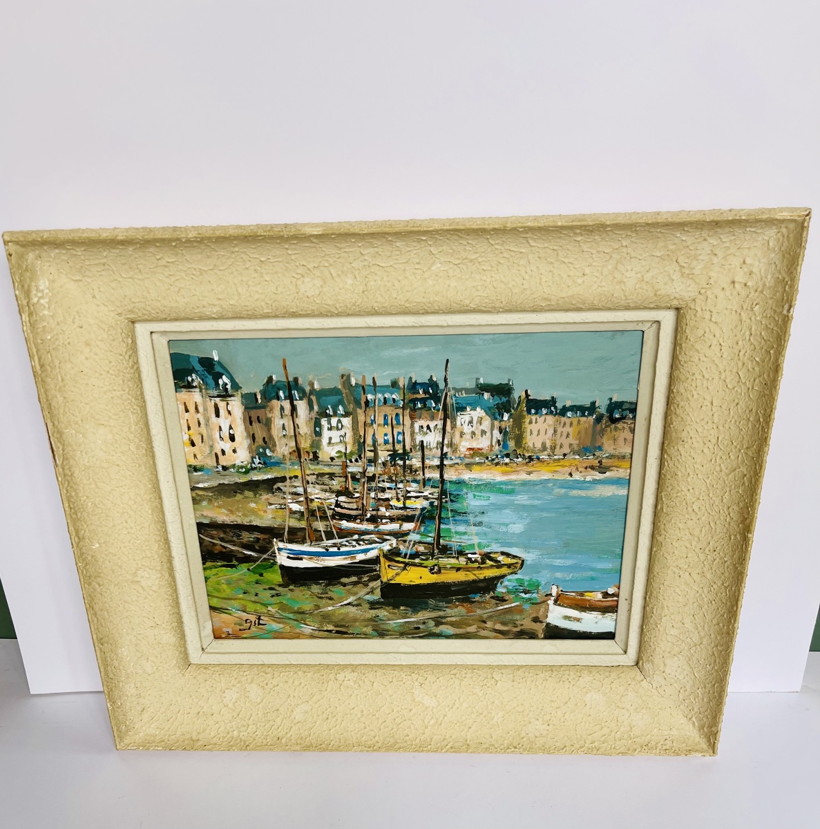 Painting - Port Of Brittany - Gil-photo-2